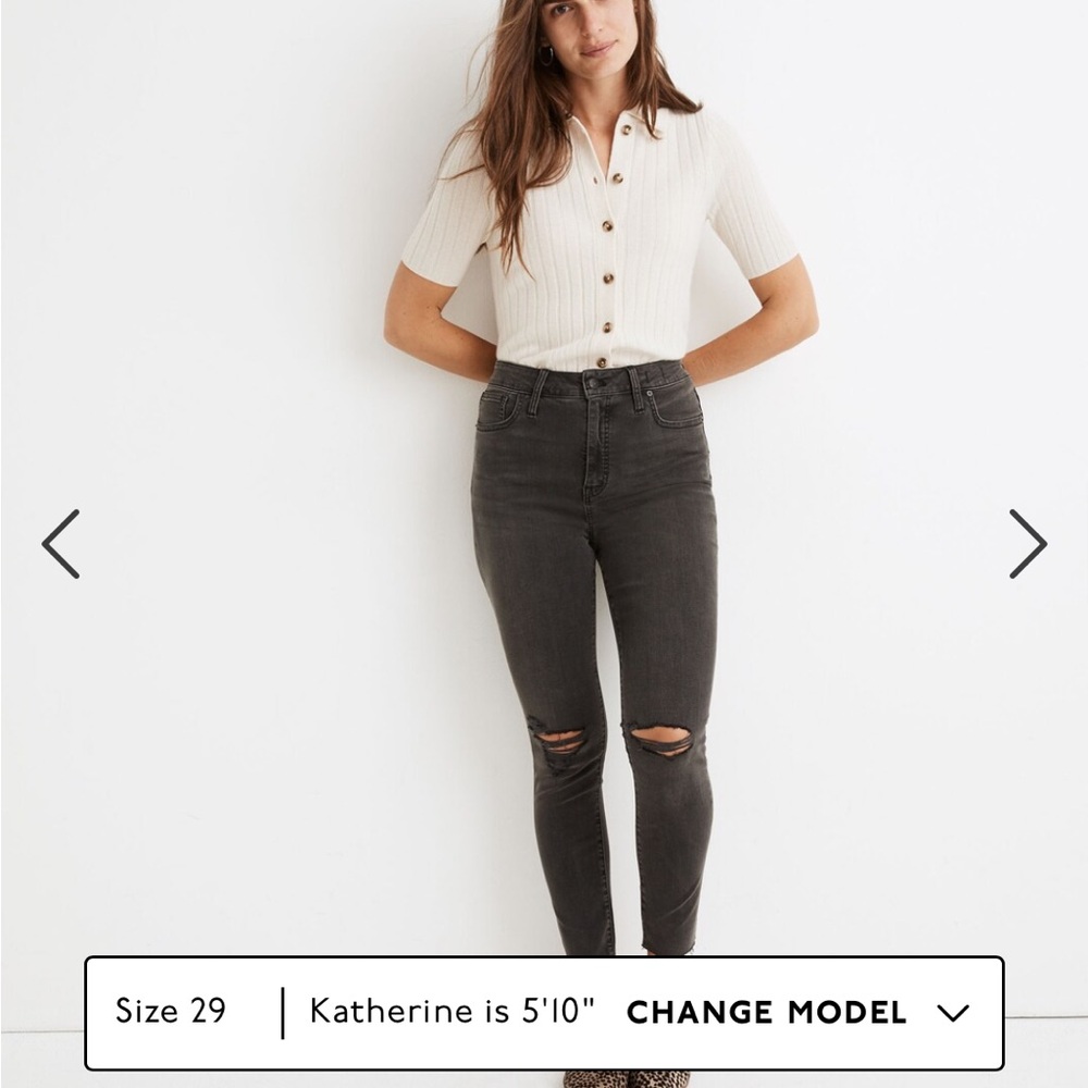 Madewell Jeans Curvy High Rise Skinny 26TL